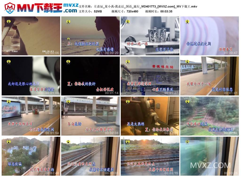 左意辰_夏小禹-我走后_国语_流行_MD401773